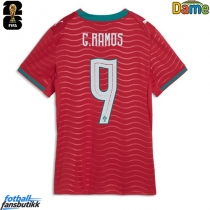 Portugal Goncalo Ramos #9 Hjemmedrakt Dame EM 2024 Kortermet